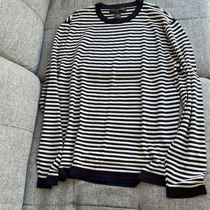 Banana republic striped crew neck sweater